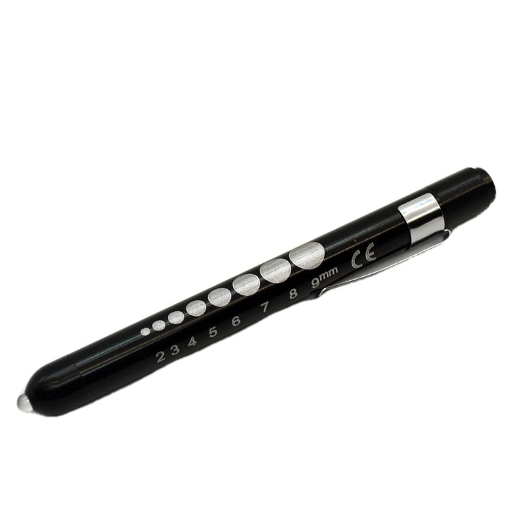 medical pen torch with pupil gauge