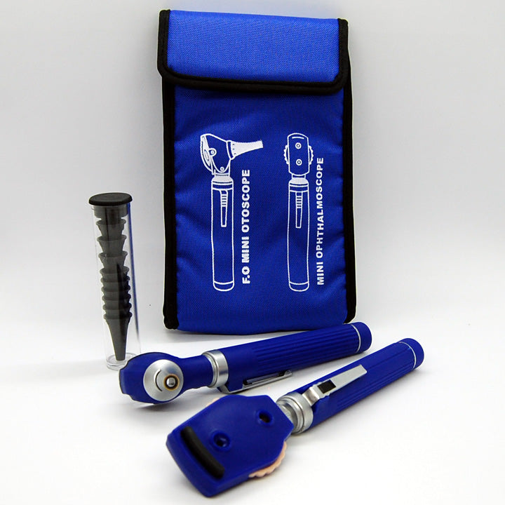 fibre optic pocket otoscope opthalmoscope set