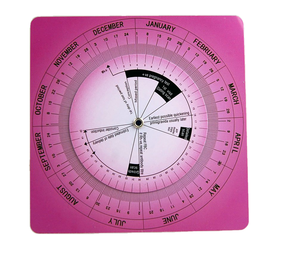 obstetric calculator wheel