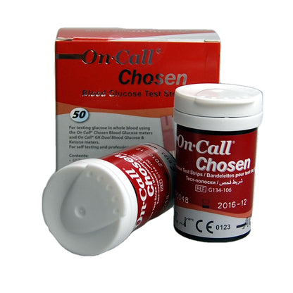 on call chosen blood glucose test strips