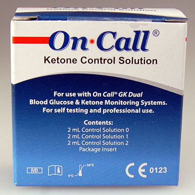 on call blood ketone test strips 25