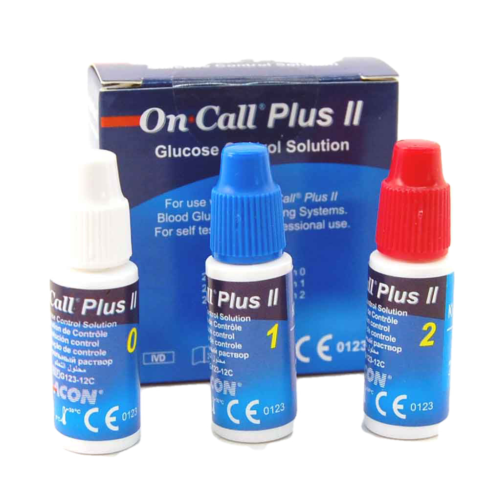 on call plus 11 glucometer control solution