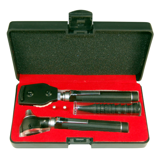 Ophthalmoscope and Otoscope set combined diagnostic set in case
