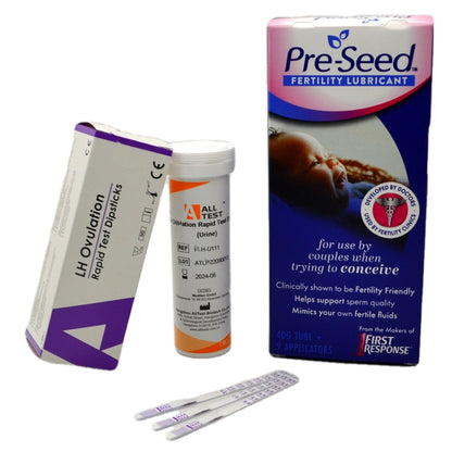 PreSeed Lubricant Plus Ovulation Kit Pot Bundle
