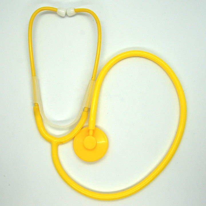 yellow disposable single use stethoscope infection control
