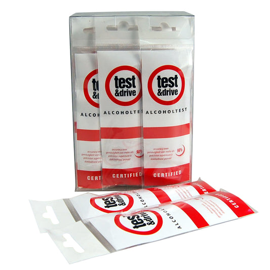 Test and Drive single use disposable breathalyser kit UK
