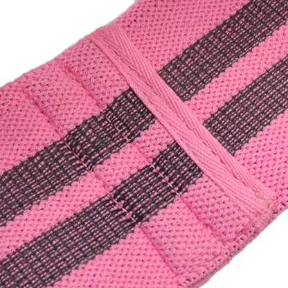 Pink woven resistance bed lower body exercise 