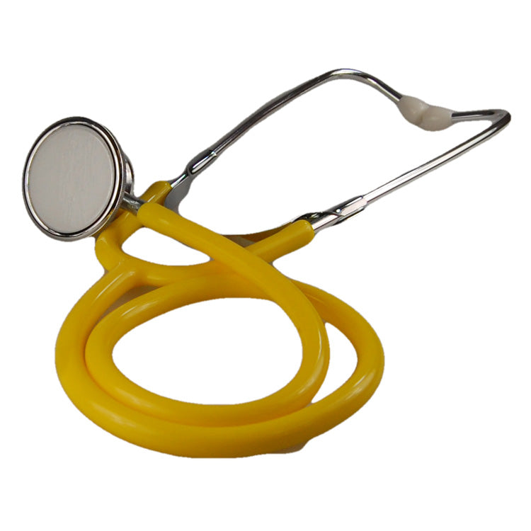 dual head stethoscope yellow